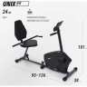 Горизонтальный велотренажер UNIX FIT BR-340E Compact MBBR340E